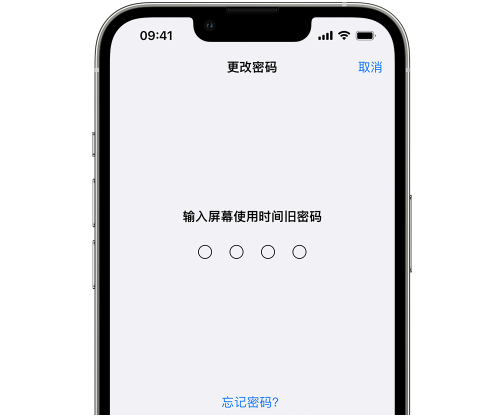 长沙iPhone屏幕维修分享iPhone屏幕使用时间密码忘记了怎么办 